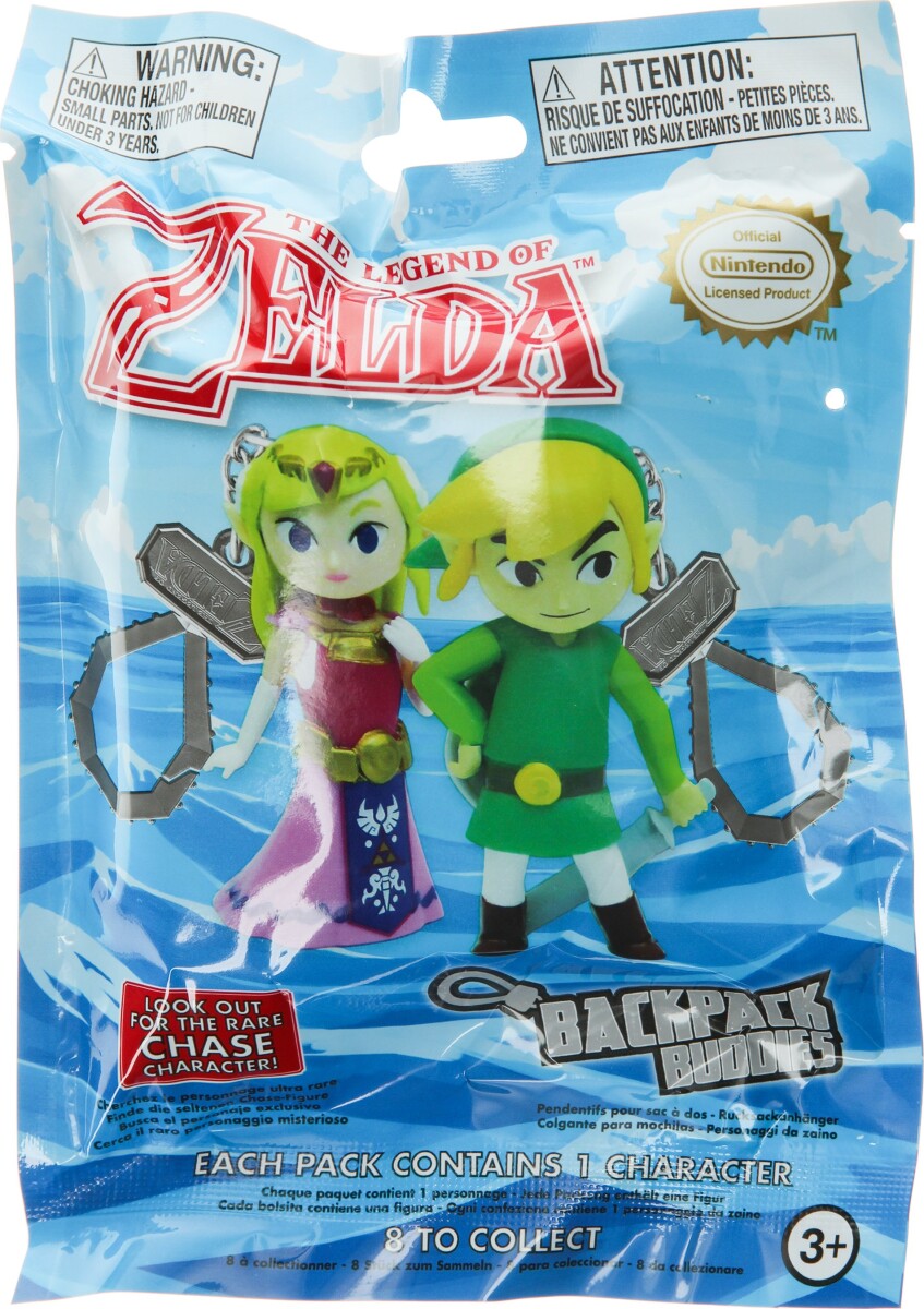 Legend Of Zelda Backpack Buddies Taskevedhæng - Assorteret