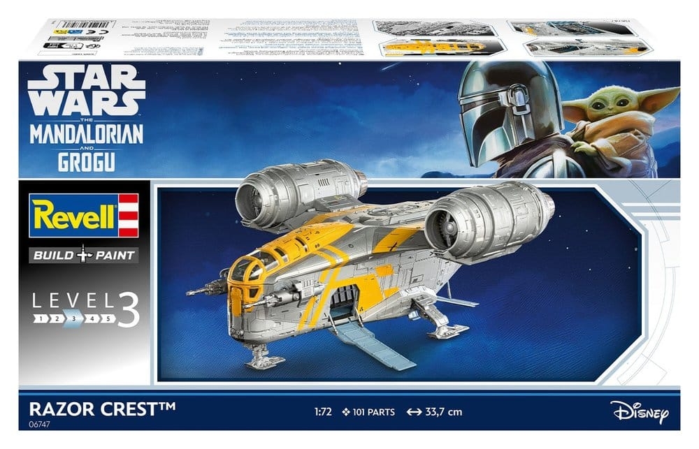 Revell 06747 - Star Wars The Mandalorian And Grogu Razor Crest