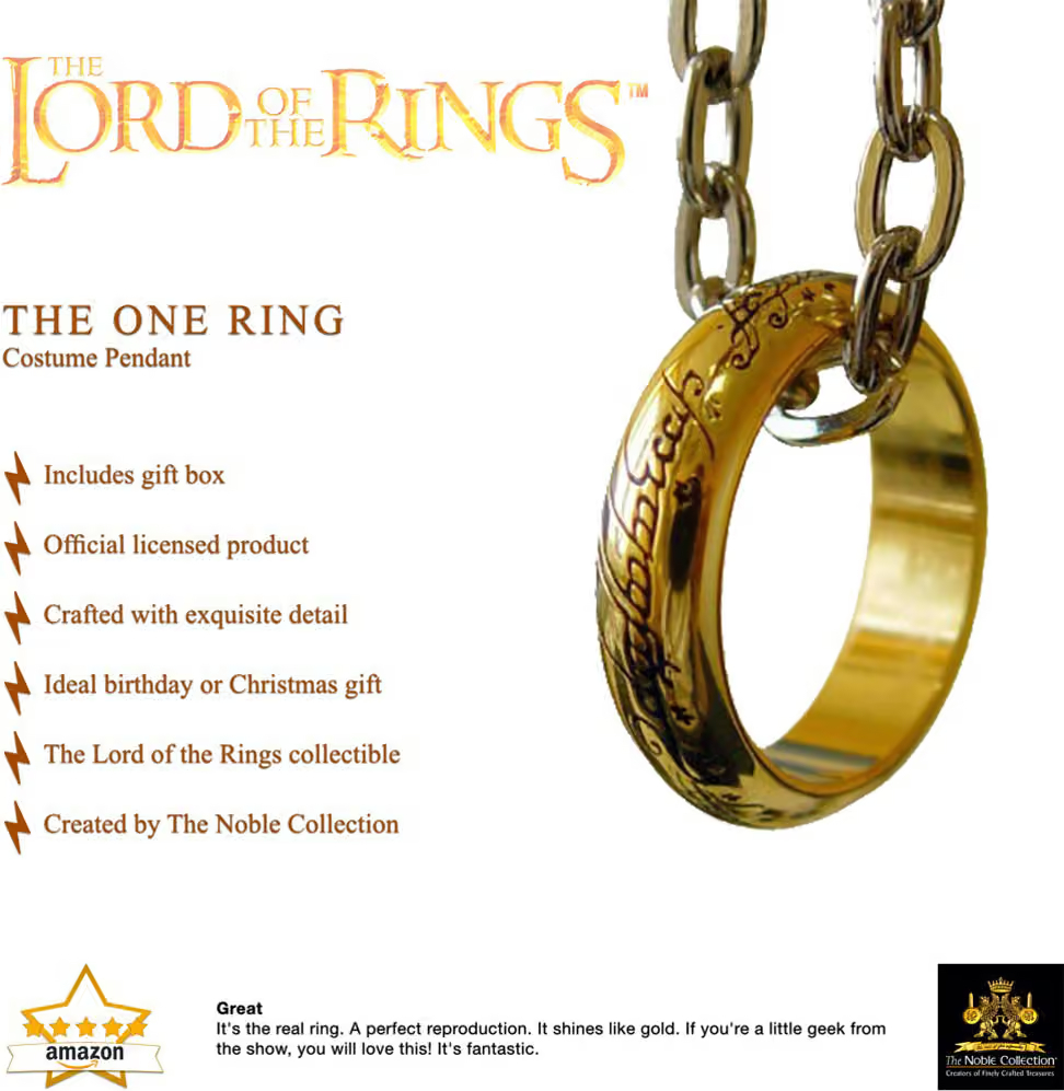 The One Ring - Replica In Blister