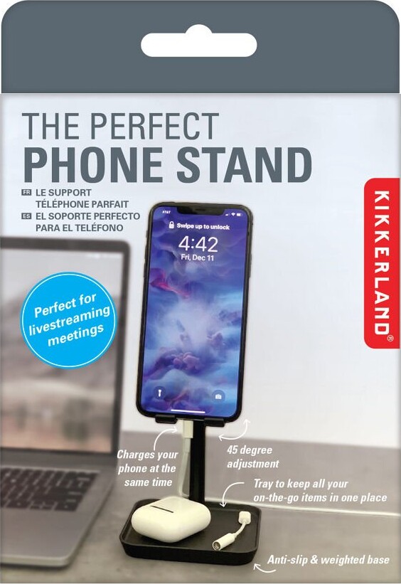 Kikkerland - Mobil Stander - Sort - 26 Cm