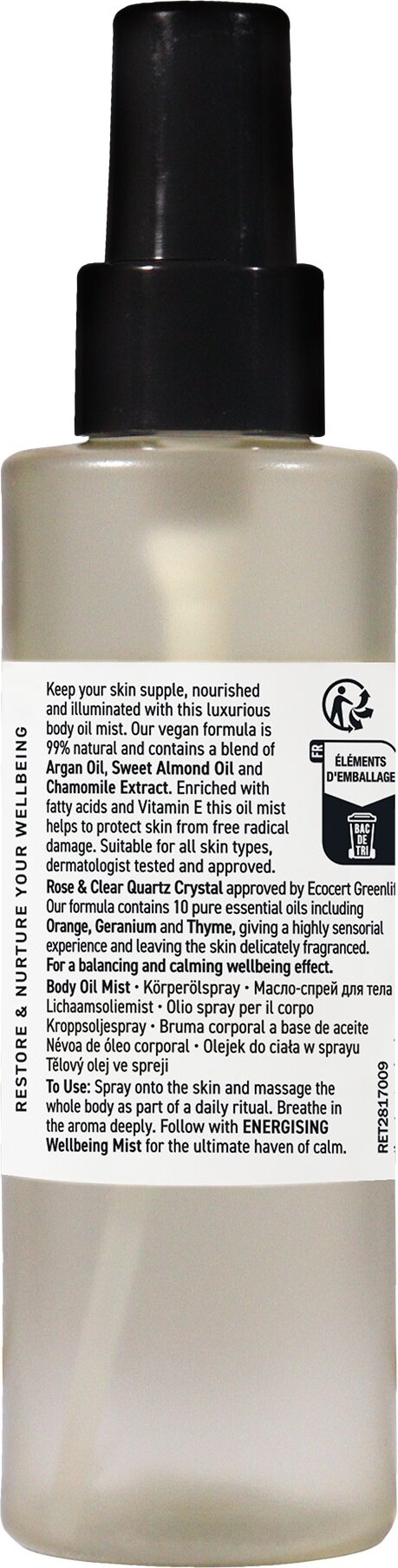 The Retreat - Hydrating Body Oil Mist - 150 Ml