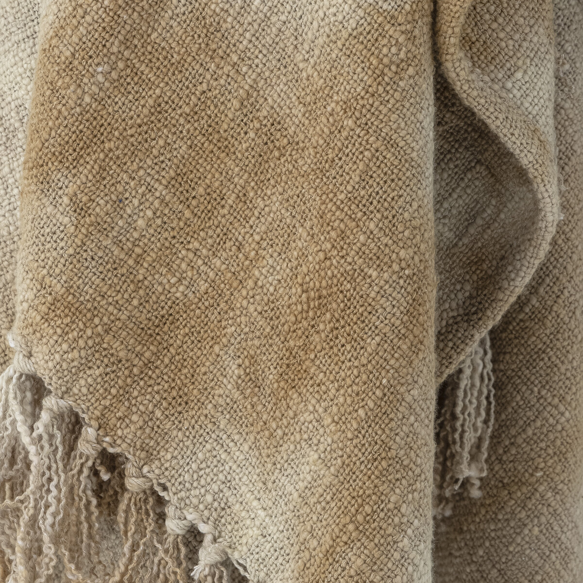 Bloomingville - Thelma Plaid - Gul - Bomuld - 150X125 Cm