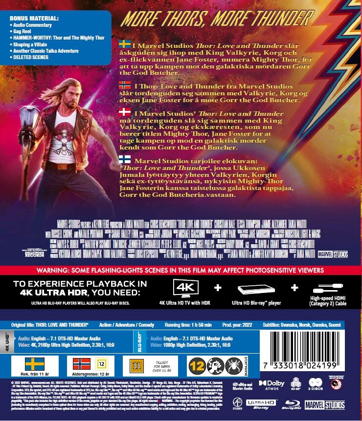 Thor 4 - Love And Thunder - 2022