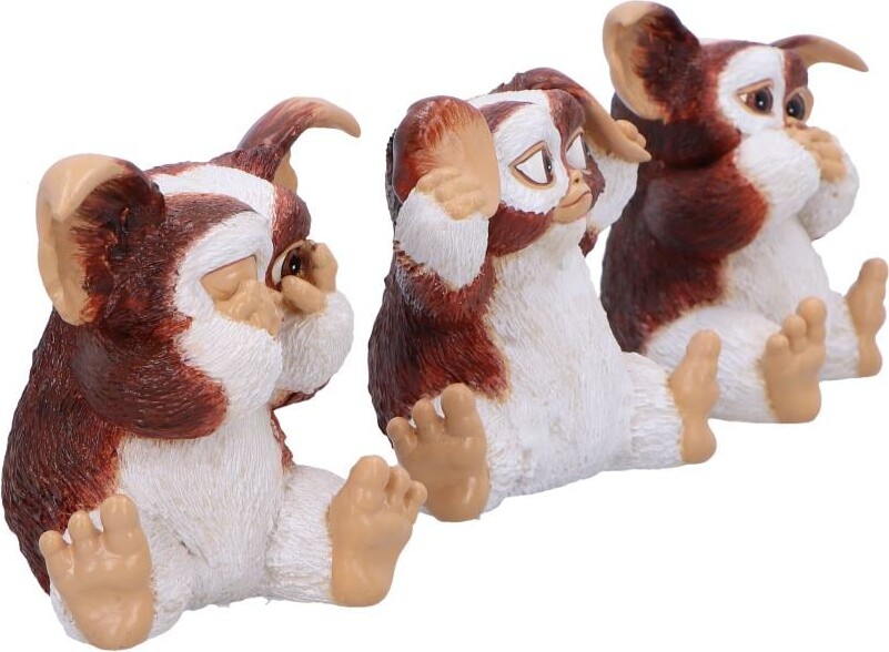 Gremlins - Three Wise Gizmo Figur - 8 2 Cm - Nemesis Now