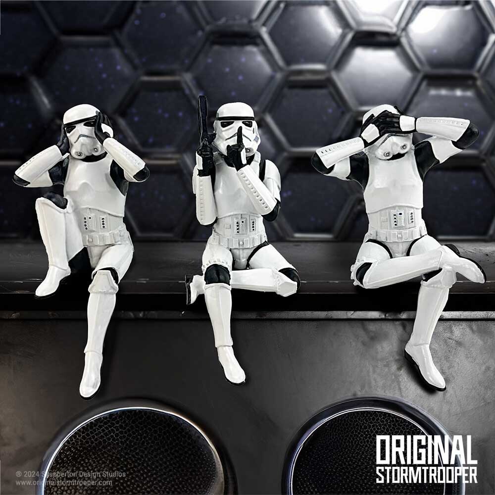 Stormtrooper Figurer - Three Wise Stormtroopers - 11 Cm - 3 Stk