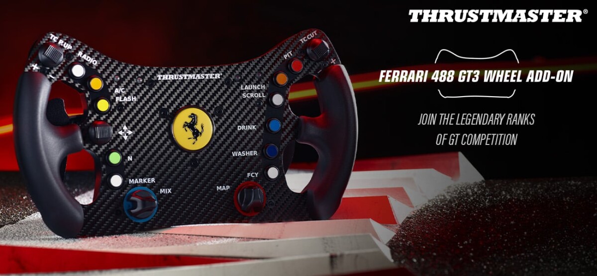Thrustmaster Ferrari 488 Gt3 Wheel Add-On
