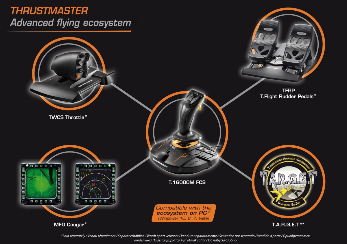 Thrustmaster T-16000M Joystick Til Pc