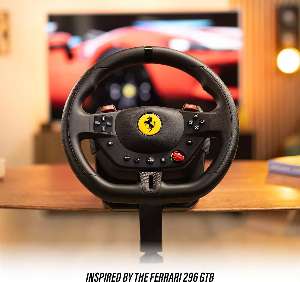 Thrustmaster T98 Ferrari 296 Gtb Racing Wheel For Ps5 Ps4 Pc