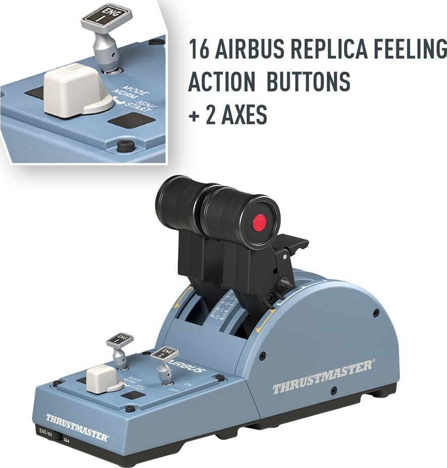 Thrustmaster - Tca Sidestick Tca Quadrant - Airbus Edition Til Pc