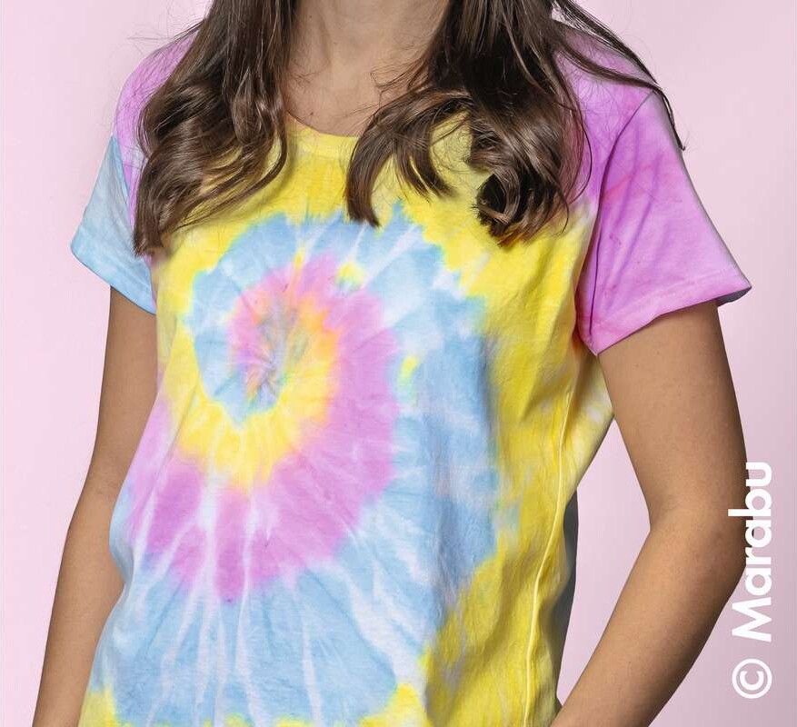 Marabu - Tie Dye Ink Batikfarve Kit - Pastel - 3X80 Ml