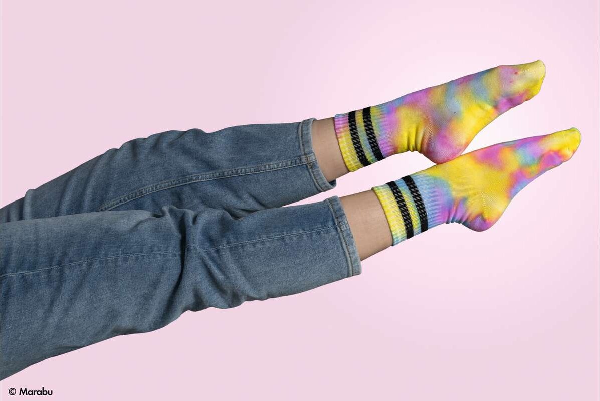 Marabu - Tie Dye Ink Batikfarve Kit - Pastel - 3X80 Ml