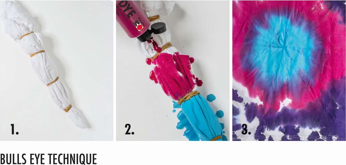 Marabu - Tie Dye Ink Batikfarve Kit - Pastel - 3X80 Ml