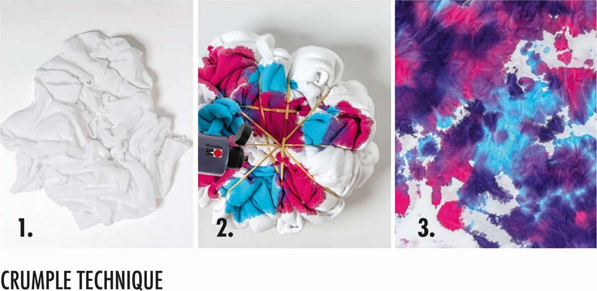 Marabu - Tie Dye Ink Batikfarve Kit - Trend - 3X80 Ml