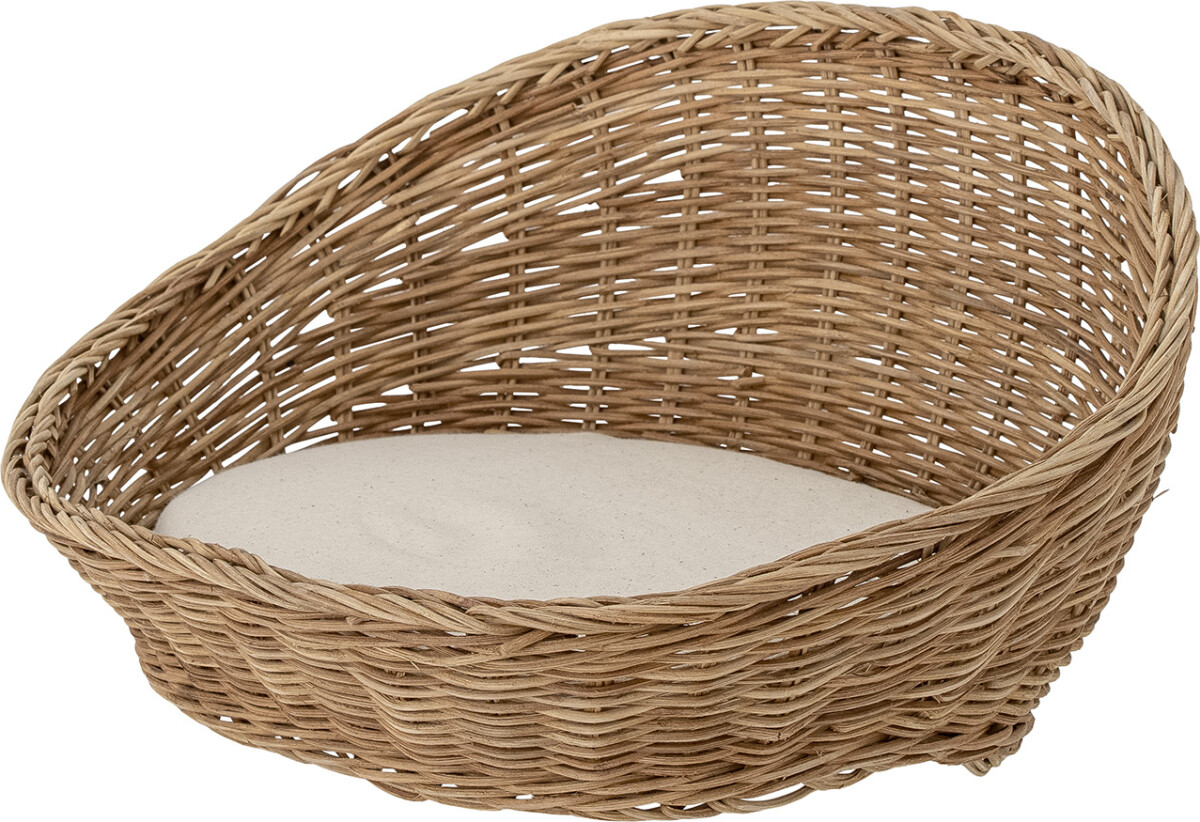 Bloomingville - Tille Kattekurv - Natur - Rattan Flet
