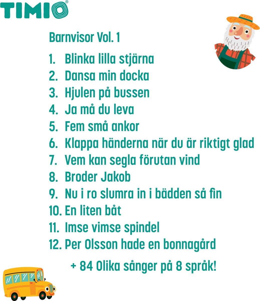 Timio Disc Set Nr 1 - Indeholder 5 Diske