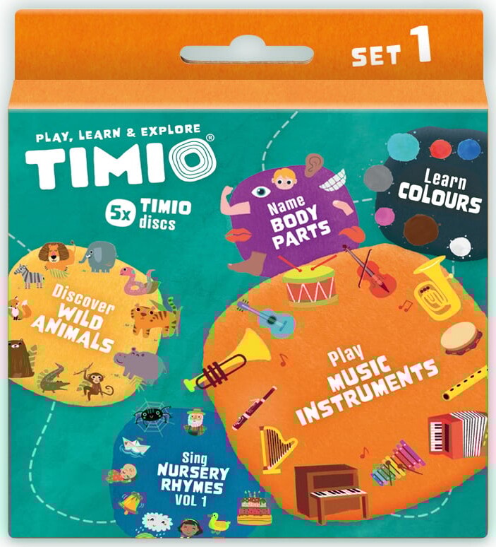 Timio Disc Set Nr 1 - Indeholder 5 Diske