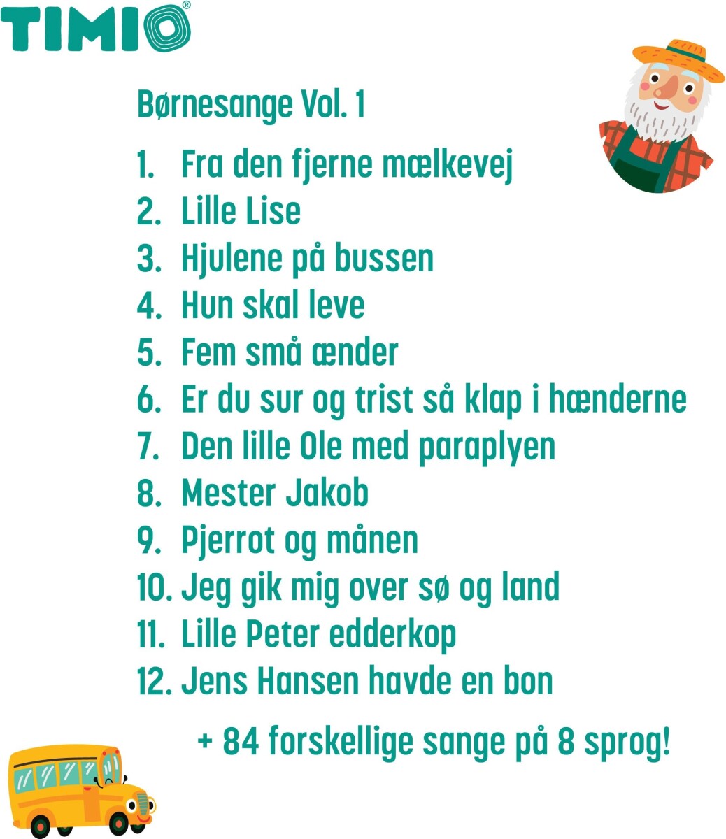 Timio Disc Set Nr 1 - Indeholder 5 Diske