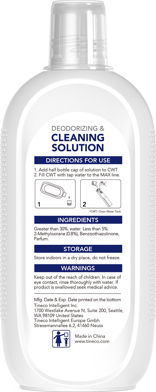 Tineco - Rengøringsopløsning 1L Til Alle Tineco Våd- Og Tørstøvsugere