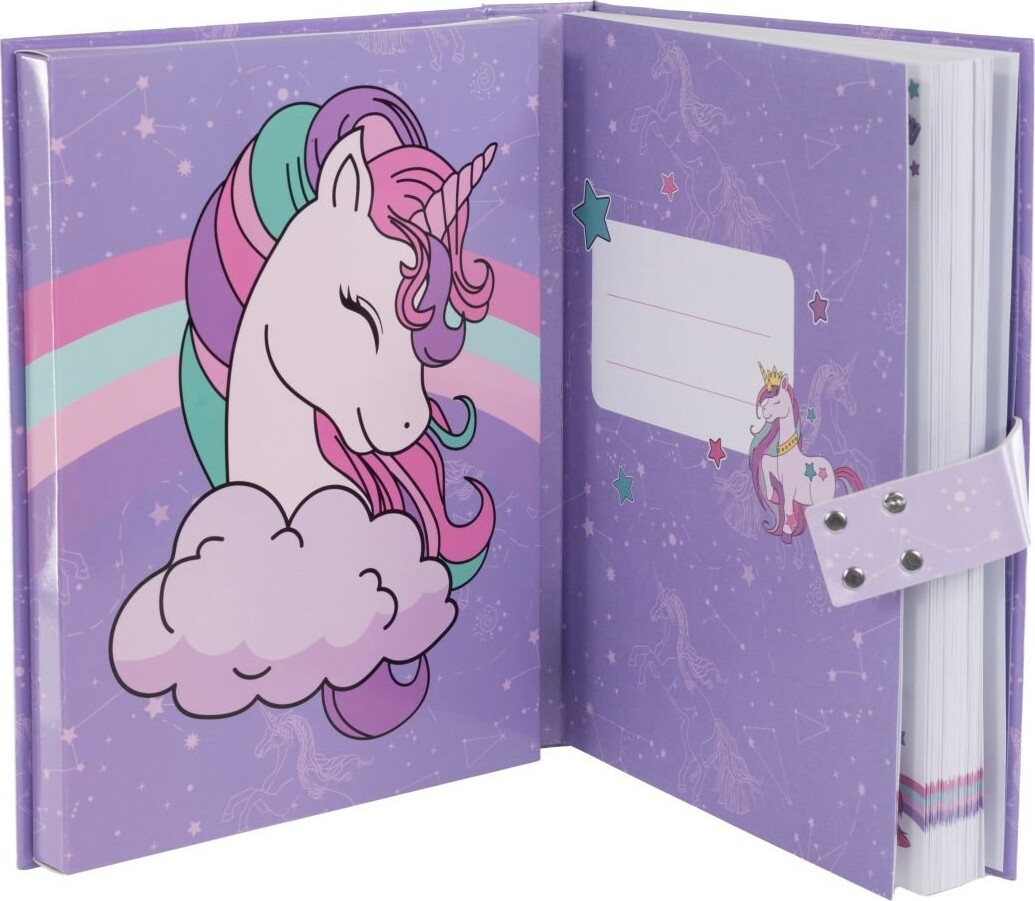 Dagbog Med Kode - Enhjørning - Tinka