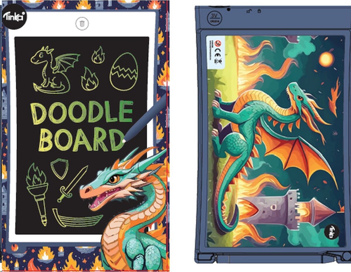 Tinka - Tegnetablet - Lcd Skærm - 10 Tommer - Drager