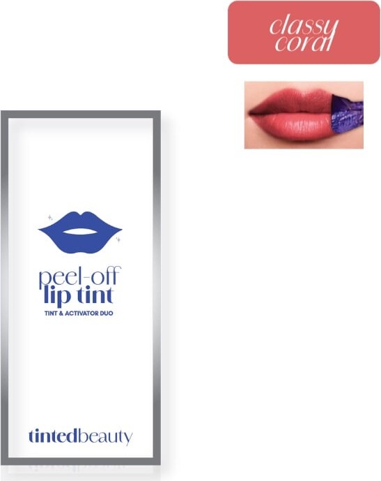 Tinted Beauty - Lip Tint Peel Off - Classy Coral