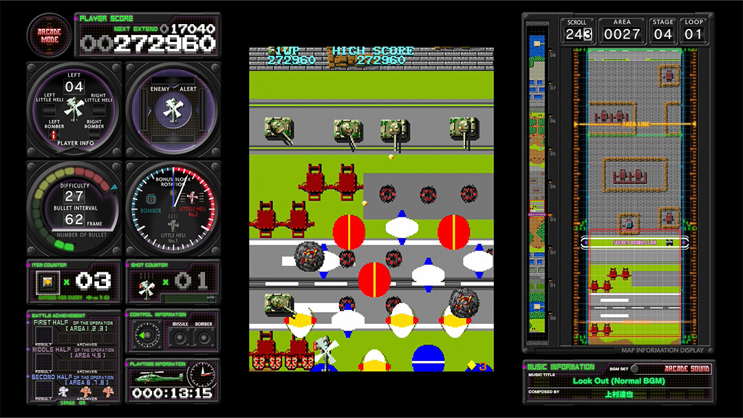 Toaplan Arcade Garage Kyukyoku Tiger-Heli