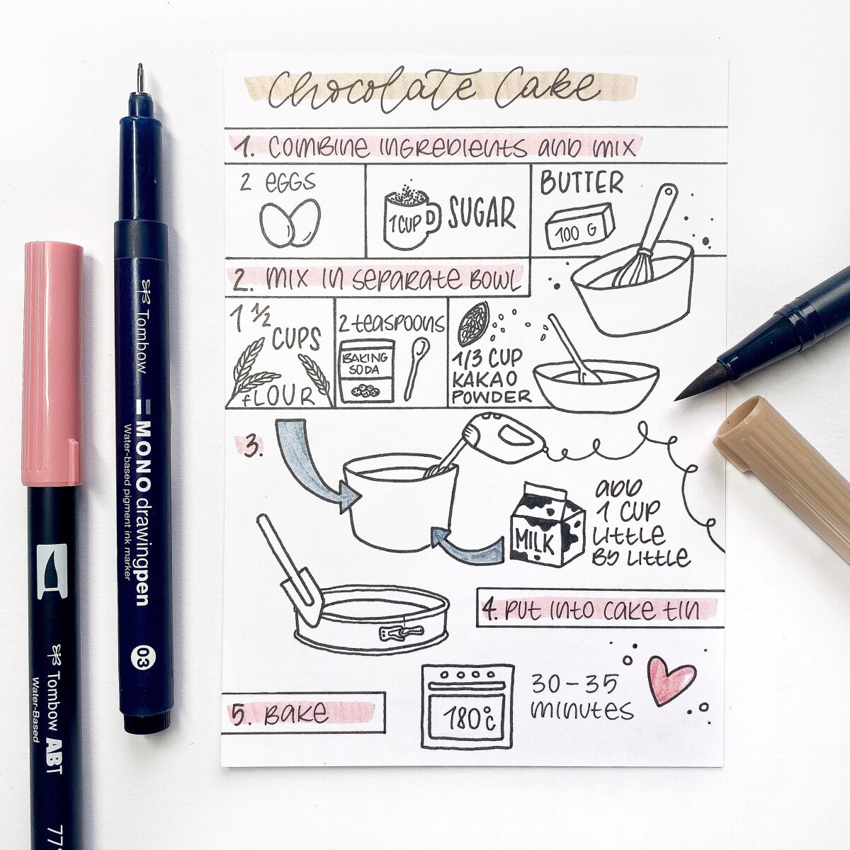 Tombow - Diy Recipe Kit Recipe Set
