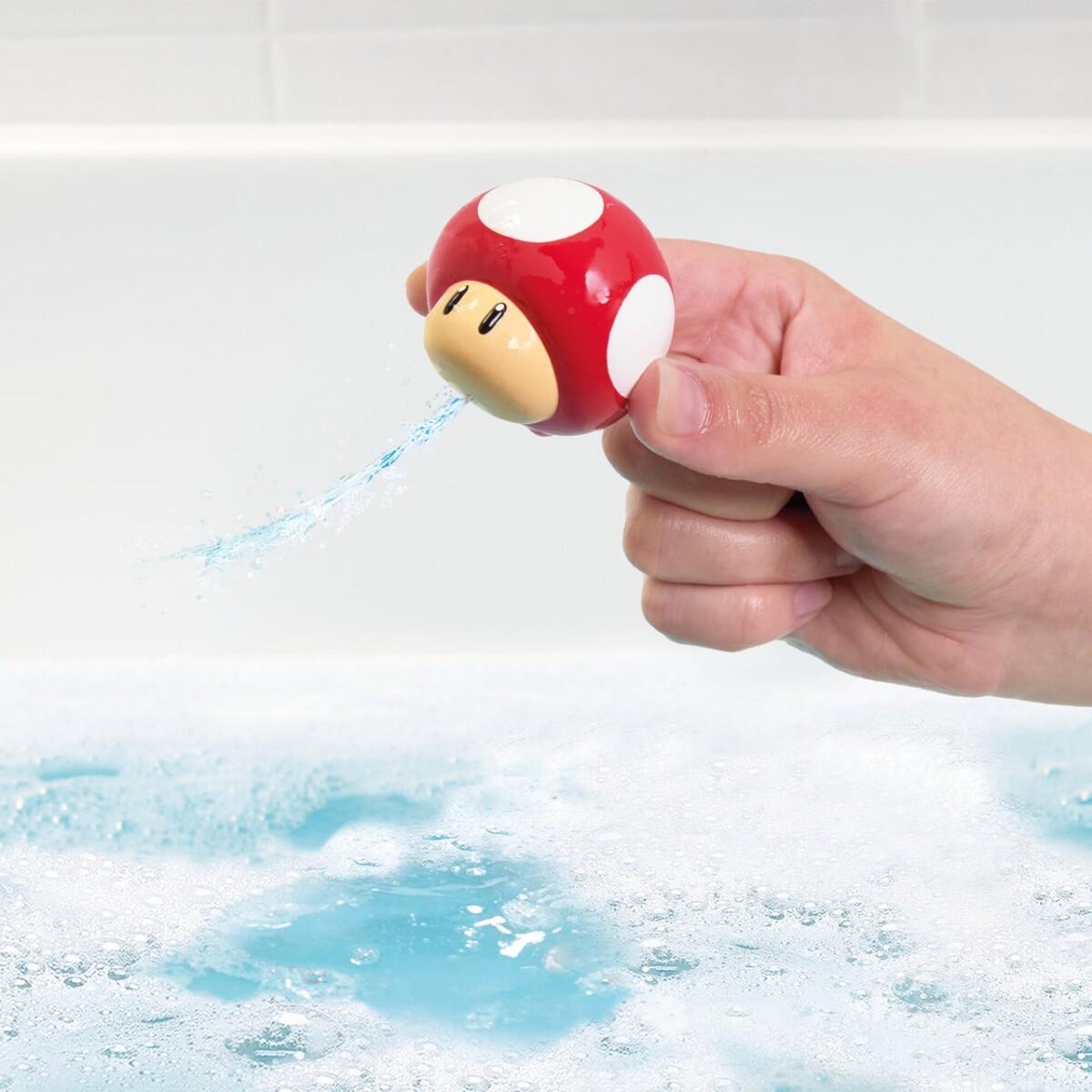 Toomies - Super Mario Bath Squirters - Uper Mushroom Fire Flower 203-738551