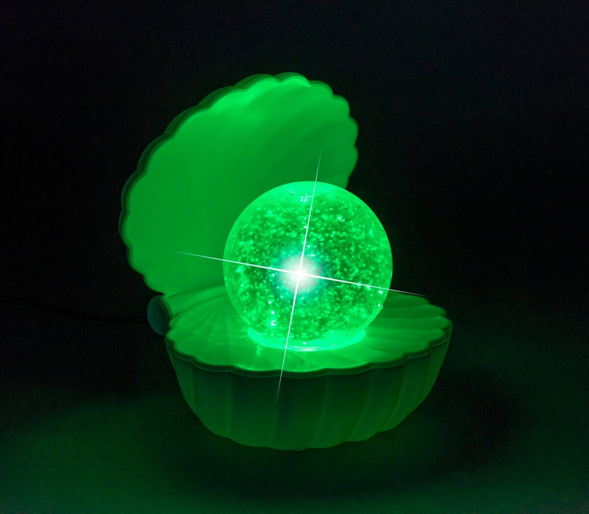 Top Light - Shell Lamp With Glitter Light 71250