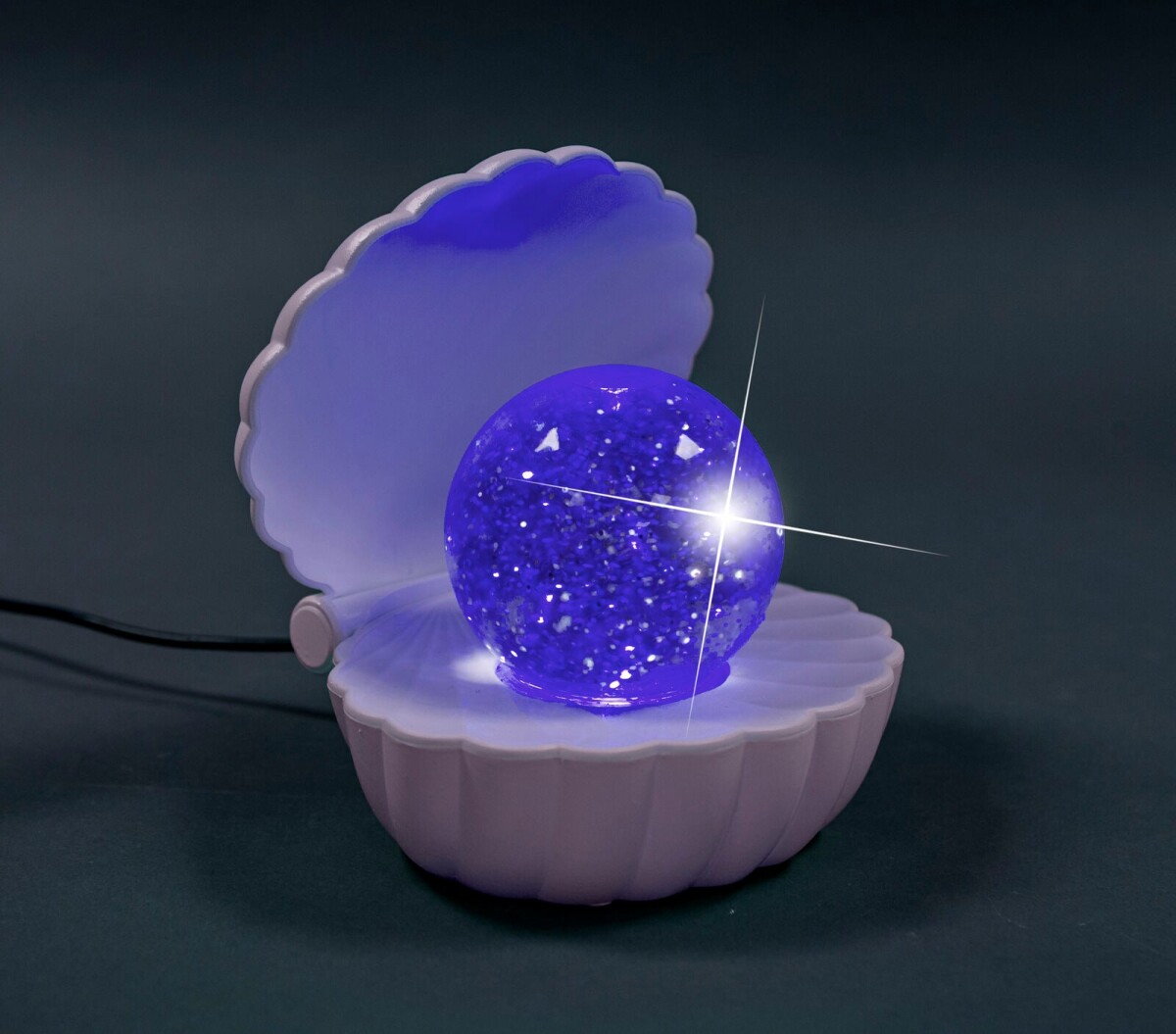 Top Light - Shell Lamp With Glitter Light 71250