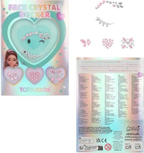 Top Model - Ansigtsklistermærker - Beauty And Me - Assorteret