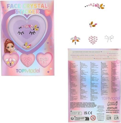 Top Model - Ansigtsklistermærker - Beauty And Me - Assorteret