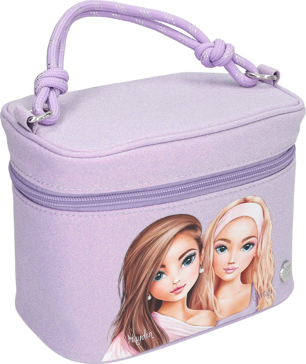 Top Model - Beauty Box Toilettaske Til Børn - Med Håndtag - Lilla