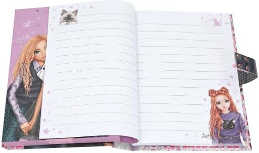 Top Model - Dagbog Med Kode Og Musik - Rebel Kitty