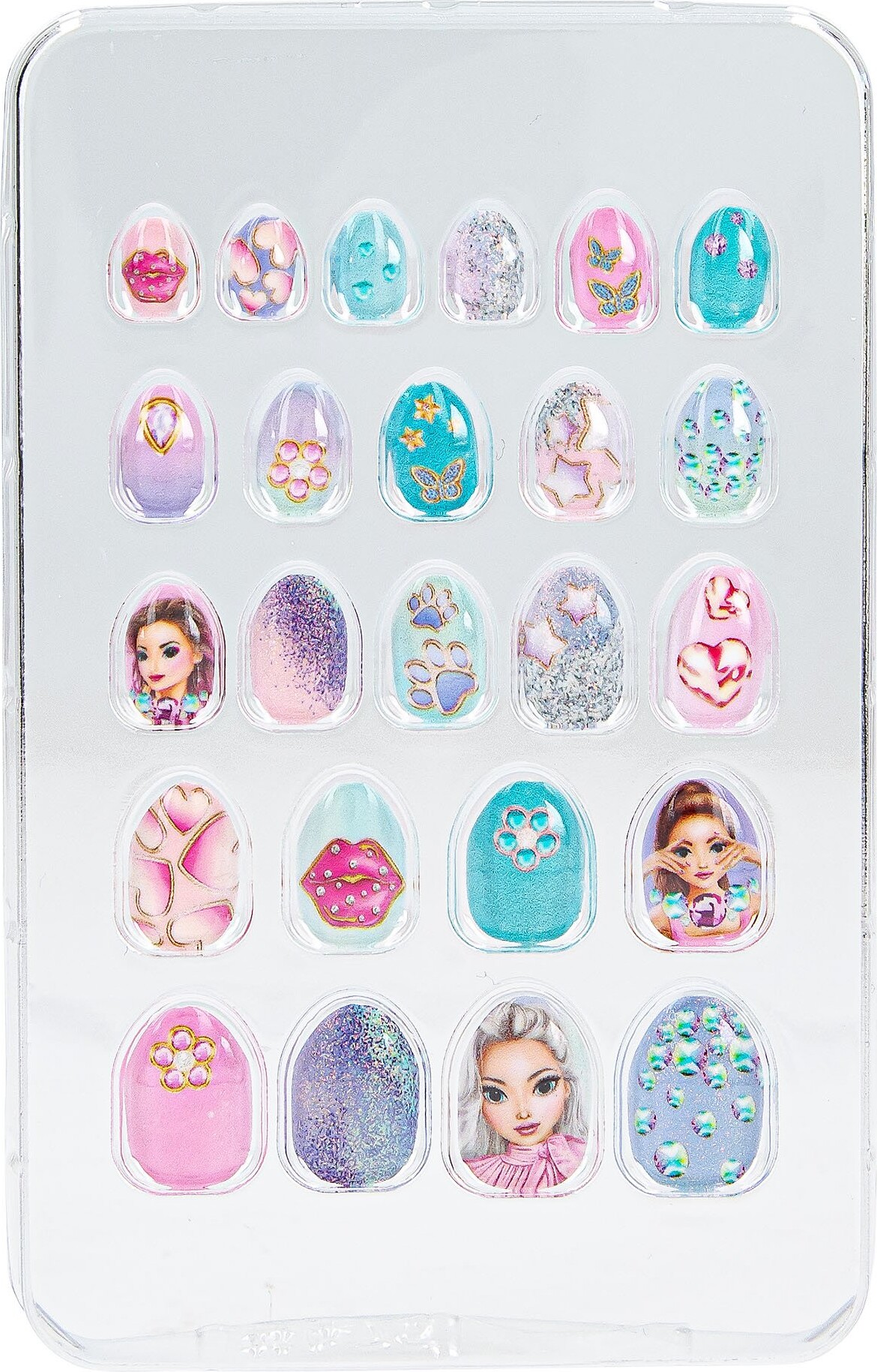 Top Model - Kunstige Negle Til Børn - Artificial Nails - 24 Stk