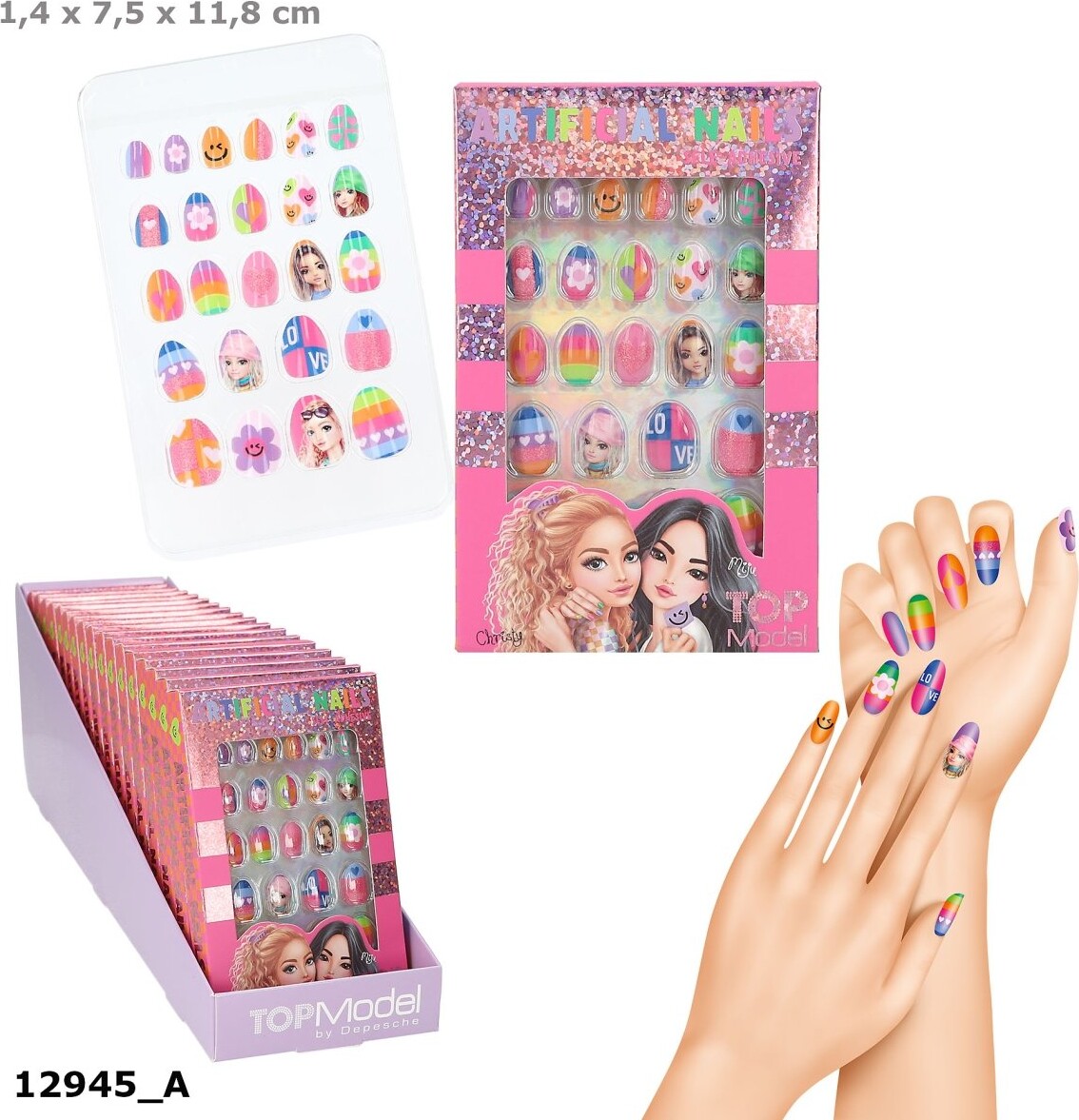 Top Model - Kunstige Negle - Joy