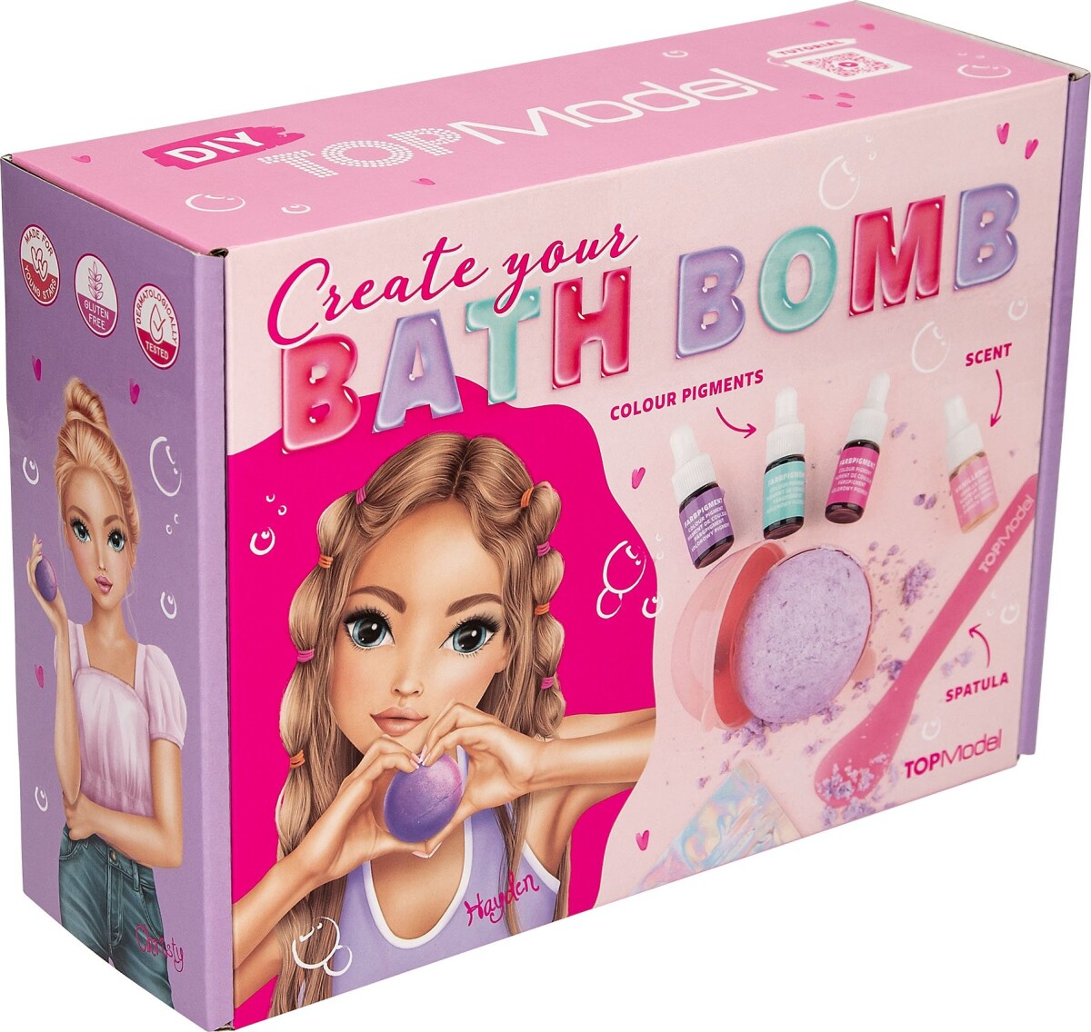 Top Model - Lav Selv Badebombe Sæt Til Børn