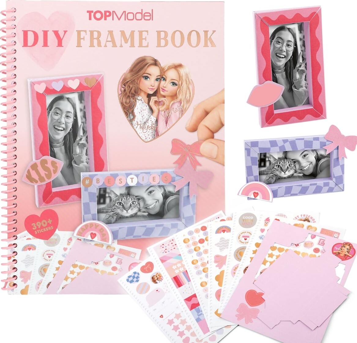 Top Model - Diy Frame Book - Diy Billedrammer Med Stickers