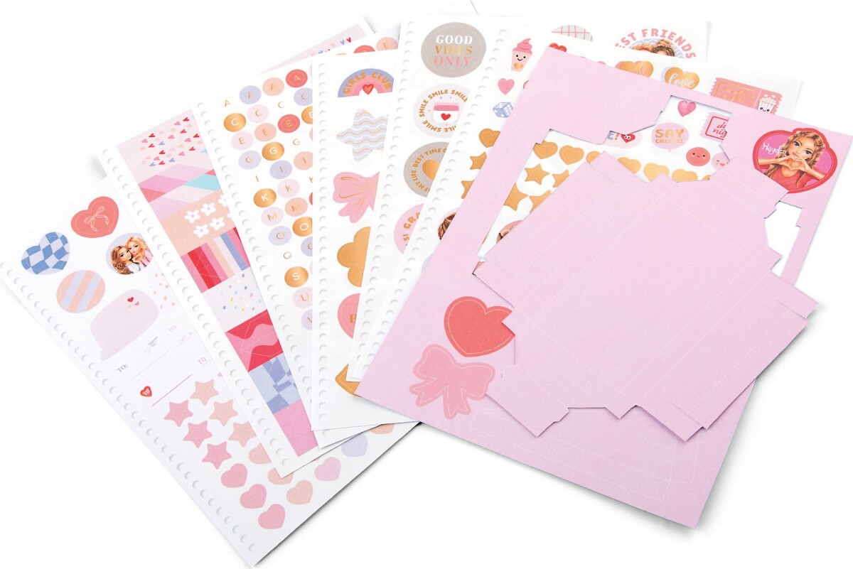 Top Model - Diy Frame Book - Diy Billedrammer Med Stickers