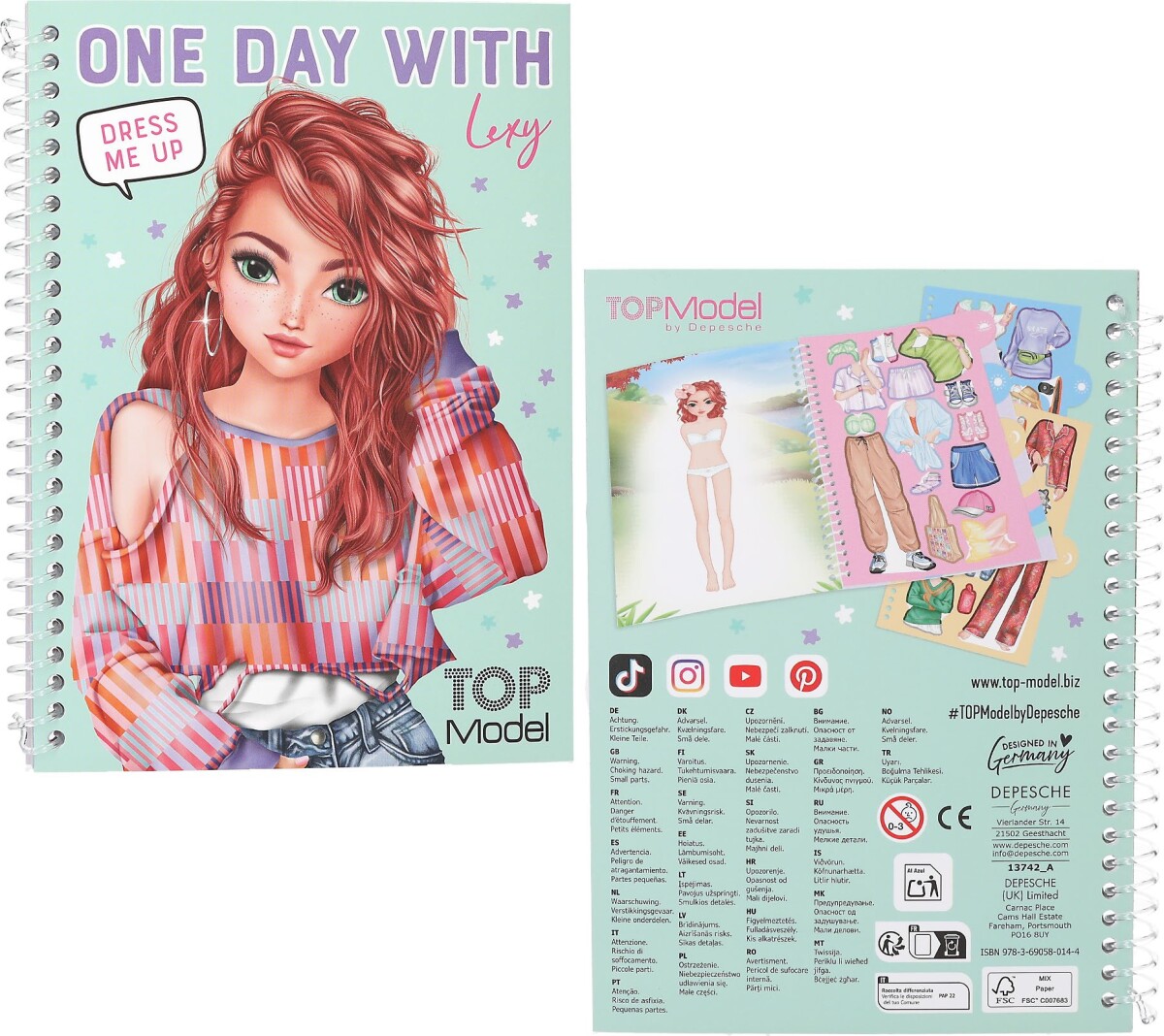 Top Model - Dress Me Up - Klistermærker - One Day With - Overraskelse