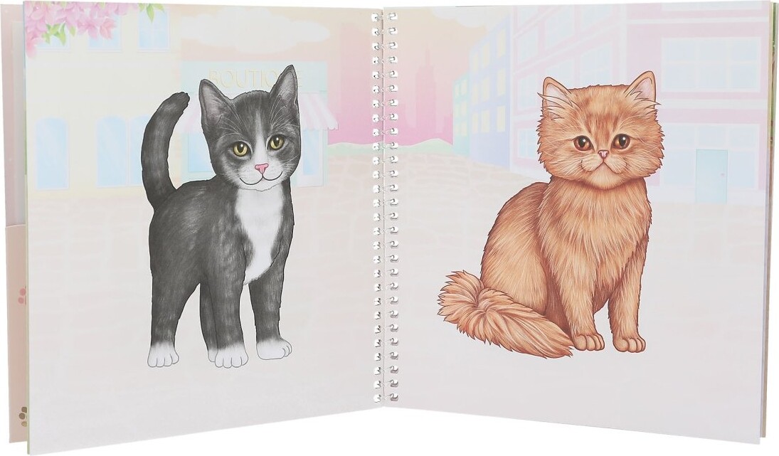 Top Model - Dress Me Up Klistermærkebog - Kitty