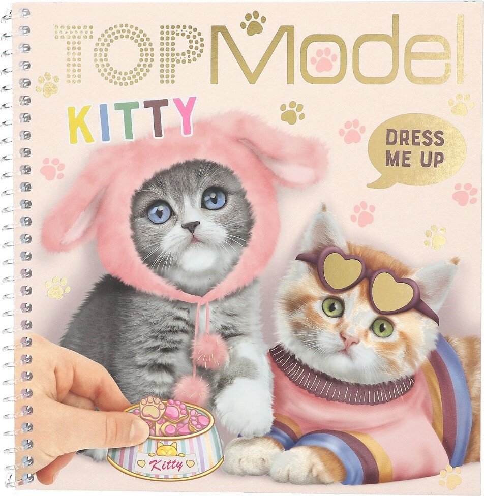 Top Model - Dress Me Up Klistermærkebog - Kitty