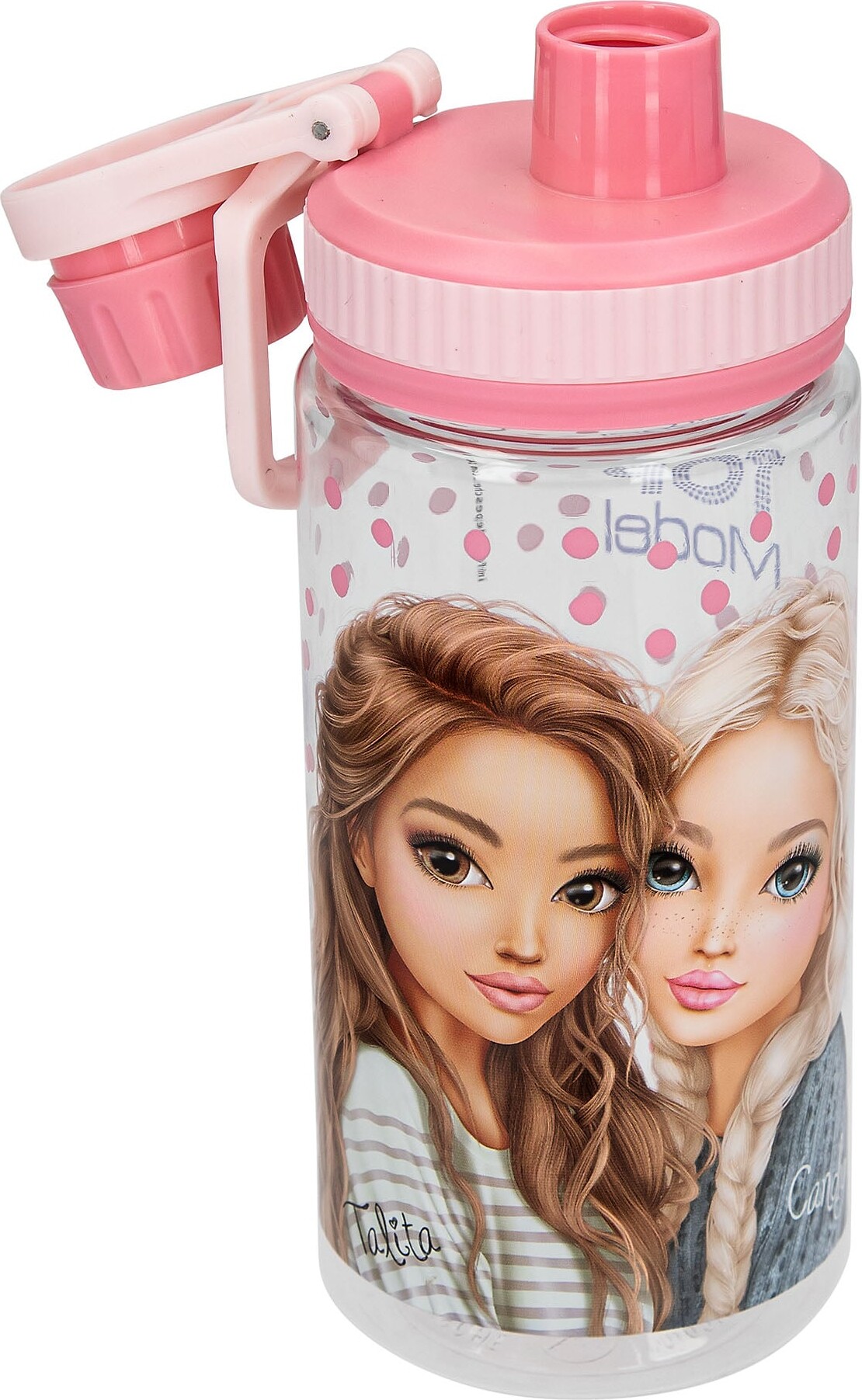 Top Model - Drikkedunk Til Børn - Dots - 500 Ml - Pink