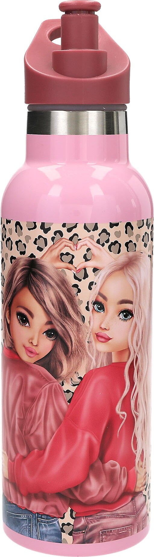 Top Model - Drikkedunk - Leoheart - Pink 500 Ml