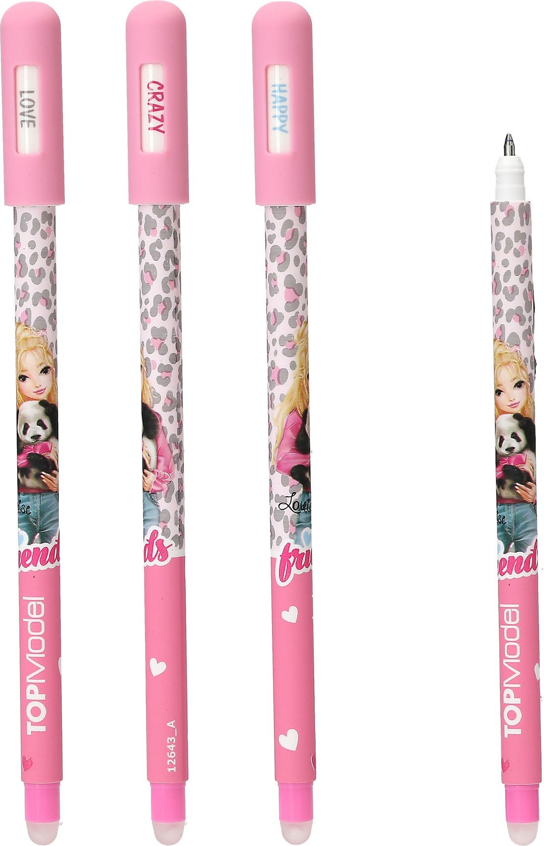 Top Model - Erasable Mood Gelpen - Purple Blue Pink