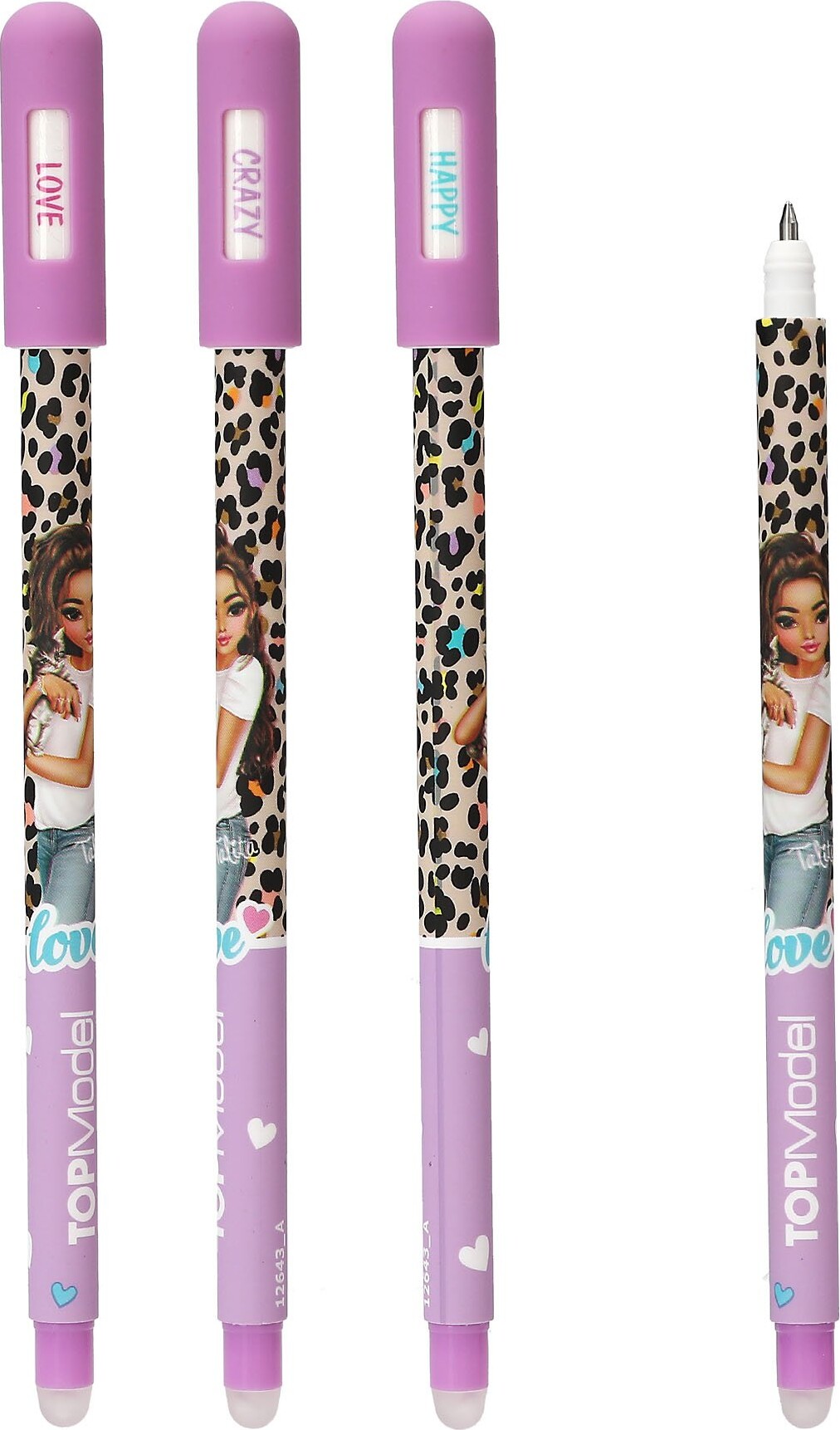 Top Model - Erasable Mood Gelpen - Purple Blue Pink
