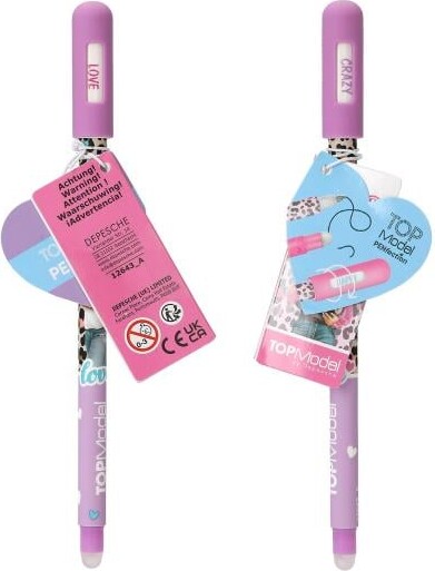 Top Model - Erasable Mood Gelpen - Purple Blue Pink
