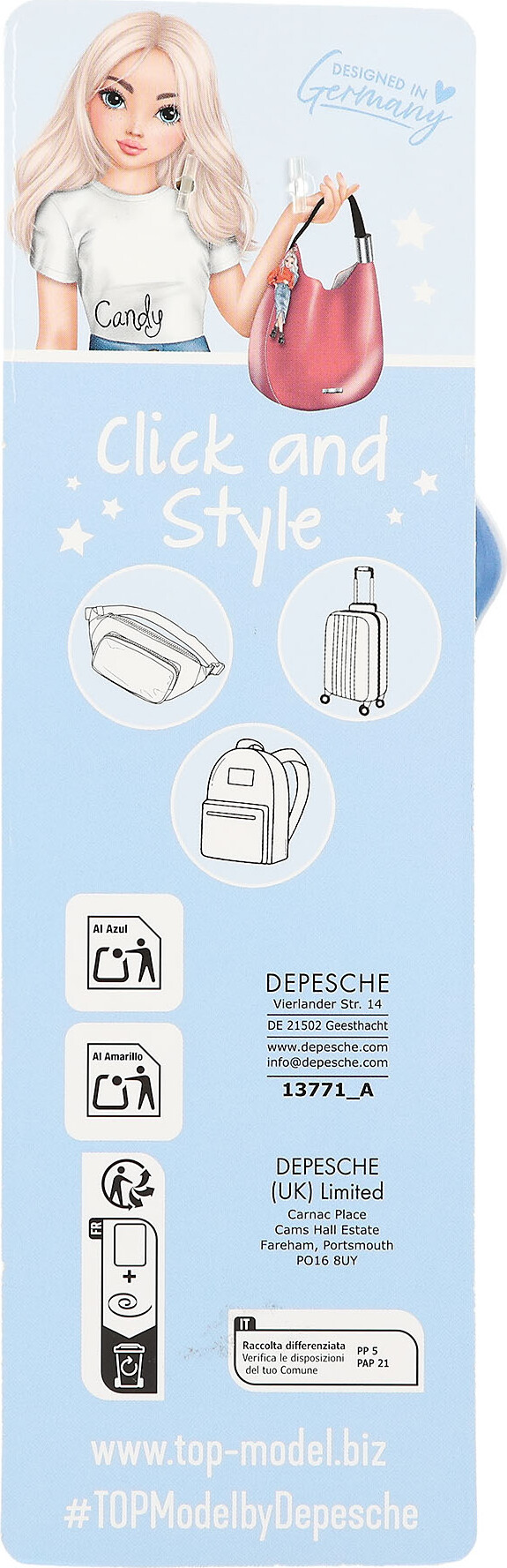 Top Model - Figur Nøglering Til Børn - Overraskelse