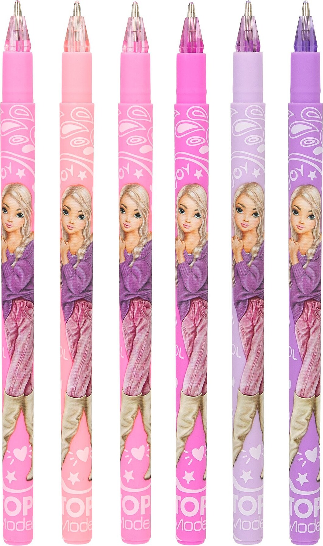 Top Model - Gelpen Sæt - Candy - 6 Stk