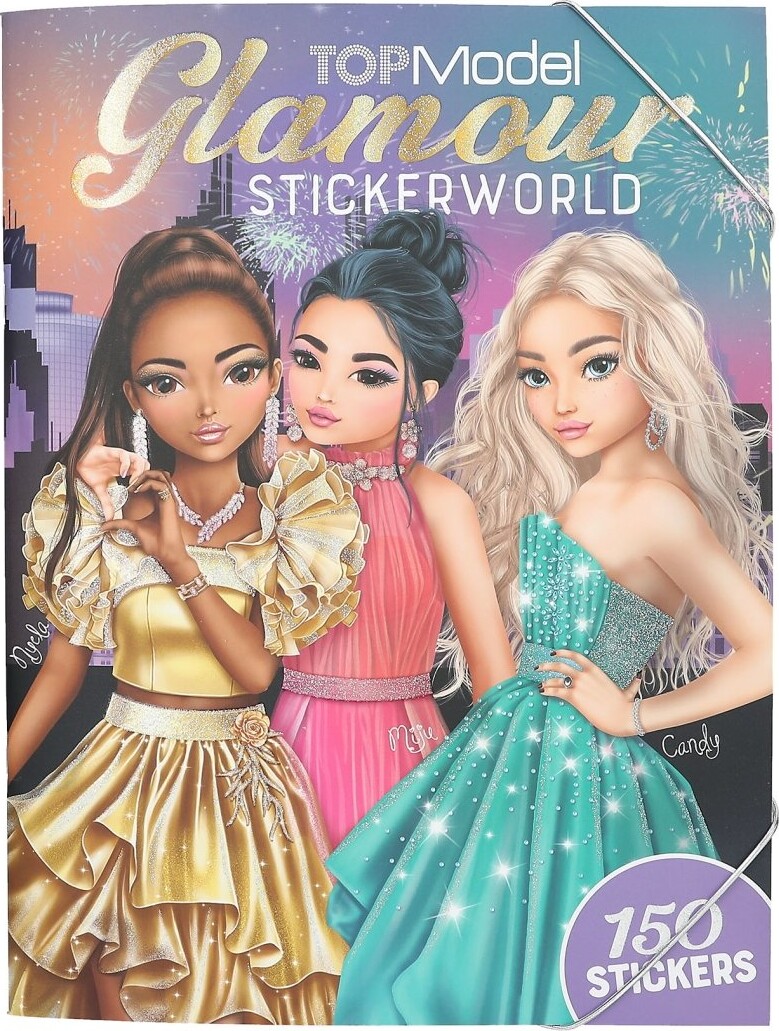 Top Model - Klistermærkebog - Stickerworld - Glamour